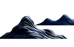 地产新中式假山山峰