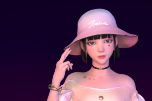 集原美 粉色帽子 可爱集原美4k电脑壁纸4096x2160