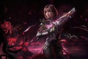 《使命召唤 Call Of Duty》红色彼岸花 游戏美女 4K壁纸