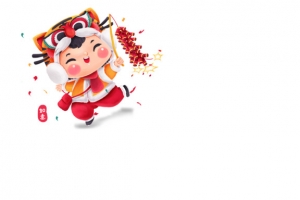新春喜庆老虎套帽福娃