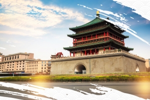 简约西安旅行宣传海报