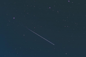 璀璨的星空流星