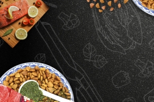狗粮猫粮复古简约黑板banner