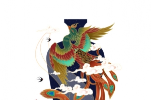 国潮 国粹 凤凰 素材