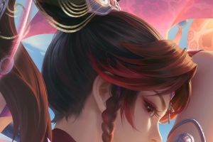 王者荣耀貂蝉神骥聚万邦4K手机高清壁纸2160x3840免费下载