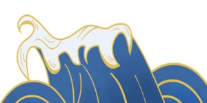 浮世绘海浪海浪