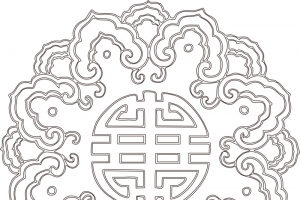 古风无缝花纹装饰图案