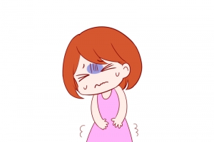 女孩肚子疼痛经图片设计素材-高清PNG透明免扣元素免费下载