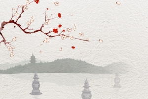 尊师重教手绘文艺景色灰色banner