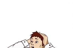 震惊小人表情