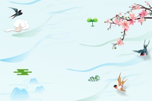 春季清新唯美背景