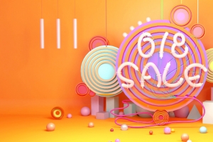 618店庆节日促销狂欢banner