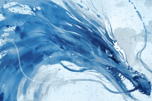 敖丙 哪吒之魔童闹海 水墨海报 5K手机壁纸