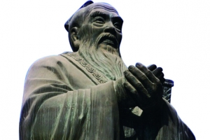 儒家雕塑孔子医院