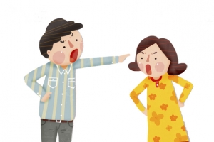 吵架的夫妻