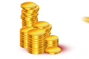 金色金币堆图片素材