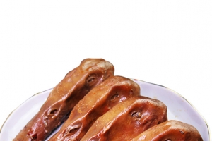 美味的鸭头美食