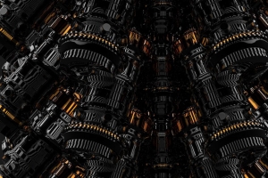 3840x2160 结构 机制 黑色 深色 结构壁纸 背景