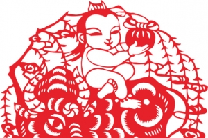 牛年剪纸素材