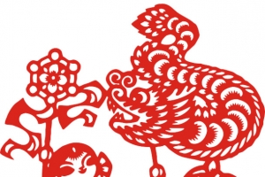 剪纸舞龙