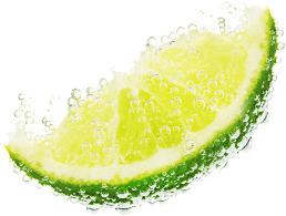 柠檬水果切片水珠