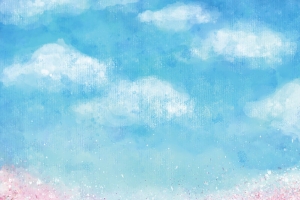 浪漫桃花园背景素材