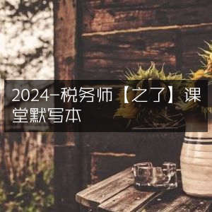 2024税务师【之了】课堂高效默写本