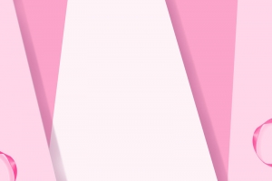 小清新粉色立体促销海报