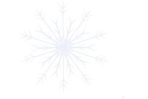 冬季白色雪花挂饰