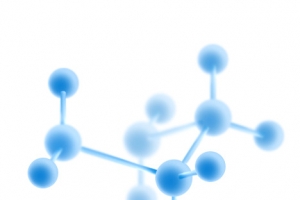 DNA元素漂浮蓝色高清PNG透明免扣设计素材免费下载