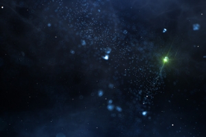 蓝色梦幻星空唯美