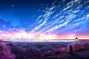 女孩 孤独 艺术 孤独 晚 4k壁纸 3840x2160