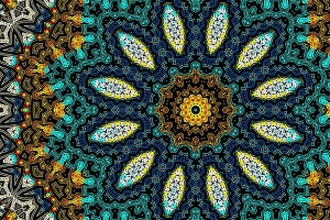 图案 万花筒 分形 抽象 4k壁纸 3840x2160