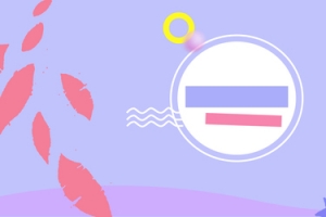 梦幻紫色banner背景图