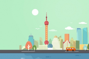 上海城市背景
