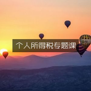 个人所得税深度解析专题课