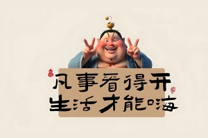 太乙真人 凡事看得开生活才能嗨 4K壁纸 3840x2400