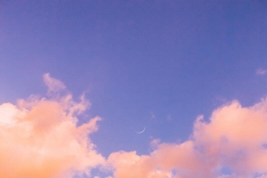 紫色晚霞天空竖屏
