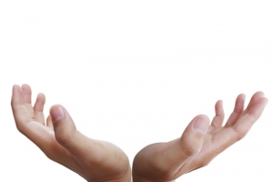 双手捧手臂高清PNG透明免扣设计素材免费下载