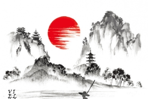 水墨画