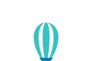 花样童年儿童节剪纸六一儿童节海报字气球