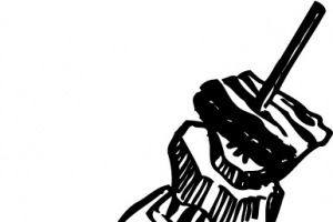 新疆羊肉串高清矢量图