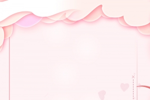 白色情人节粉色浪漫psd分层banner