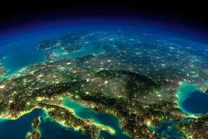 美丽地球夜景