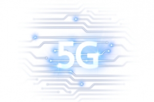创意5G科技线条背景免抠