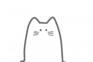 简笔画猫咪cat
