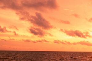 梦幻天空大海背景