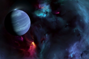 3840x2160 行星 星云 太空壁纸 背景
