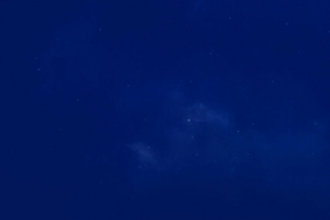 蓝色星空神秘海报