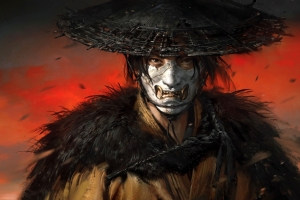 《羊蹄山之魂》游戏人物角色 斗笠 4K壁纸 3840x2160